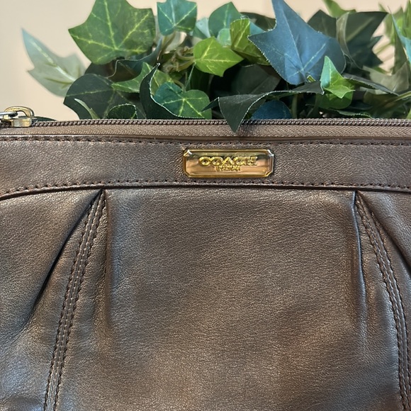 COACH Chrome Metallic Wristlet - Picture 3 of 12